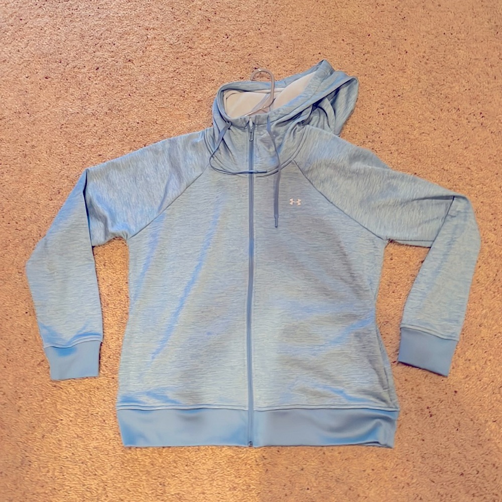 Women’s under Armour XL zip up hoodie like new!